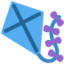 Kite emoji, Twitter / X design