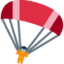 Download Parachute emoji, Twitter / X style
