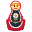 Download Nesting Dolls emoji, Twitter / X style