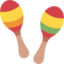 Maracas emoji, Twitter / X design