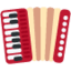 Accordion emoji, Twitter / X design