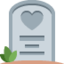 Headstone emoji, Twitter / X design
