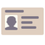 Identification Card emoji, Twitter / X design