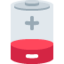 Low Battery emoji, Twitter / X design