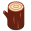 Download Wood emoji, Twitter / X style