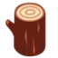 Wood emoji, Twitter / X design