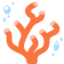 Coral emoji, Twitter / X design
