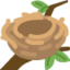 Download Empty Nest emoji, Twitter / X style