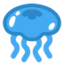 Jellyfish emoji, Twitter / X design