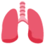 Lungs emoji, Twitter / X design