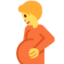 Download Pregnant Person emoji, Twitter / X style