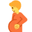 Pregnant Person emoji, Twitter / X design
