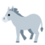 Download Donkey emoji, Twitter / X style
