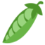 Pea Pod emoji, Twitter / X design