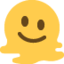 Melting Face emoji, Twitter / X design
