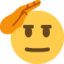 Download Saluting Face emoji, Twitter / X style