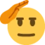 Saluting Face emoji, Twitter / X design