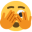 Download Face With Peeking Eye emoji, Twitter / X style
