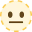 Dotted Line Face emoji, Twitter / X design
