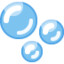 Bubbles emoji, Twitter / X design