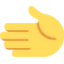 Leftwards Hand emoji on Discord