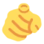 Index Pointing at the Viewer emoji on Discord
