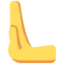 Leftwards Pushing Hand emoji on Discord