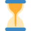 Hourglass Not Done emoji, Twitter / X design