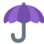 Umbrella emoji, Twitter / X design