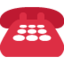Telephone emoji, Twitter / X design