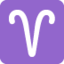 Download Aries emoji, Twitter / X style