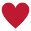 Heart Suit emoji, Twitter / X design
