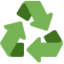 Download Recycling Symbol emoji, Twitter / X style