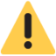 Warning emoji on Discord