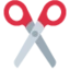 Scissors emoji, Twitter / X design