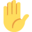 Raised Hand emoji on Discord