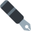 Black Nib emoji, Twitter / X design