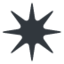 Eight-pointed Star emoji on Discord