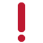 Red Exclamation Mark emoji on Discord