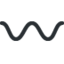 Wavy Dash emoji, Twitter / X design