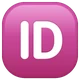 Id Button emoji, WhatsApp design