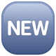 New Button emoji, WhatsApp design