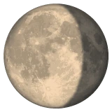 Waning Gibbous Moon emoji on WhatsApp