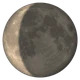 Waning Crescent Moon emoji, WhatsApp design