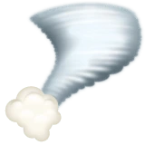 Tornado emoji on WhatsApp