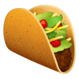 Taco emoji on WhatsApp