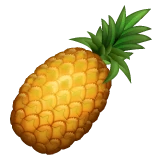 Pineapple emoji on WhatsApp