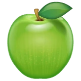 Green Apple emoji on WhatsApp