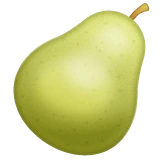 Pear emoji on WhatsApp