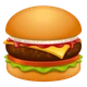 Hamburger emoji, WhatsApp design